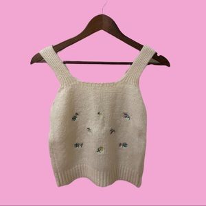 Knit tank top